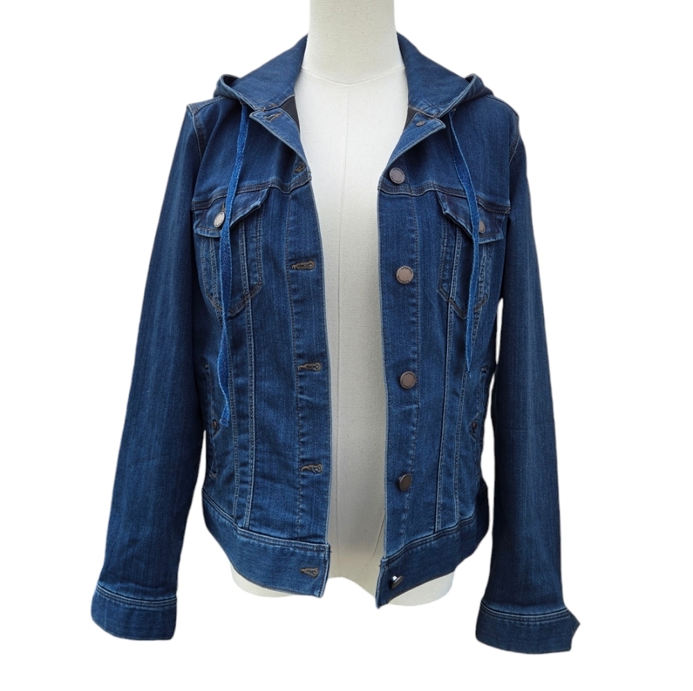 Liverpool Los Angeles Hooded Denim Jacket - Picture 10 of 16